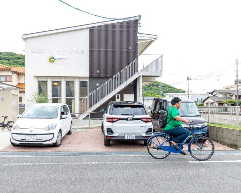 自転車で出勤