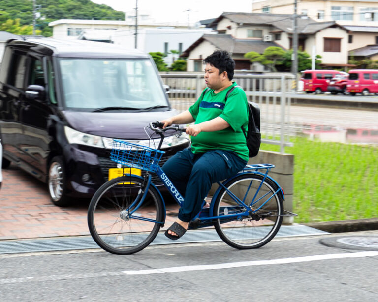 自転車で帰宅